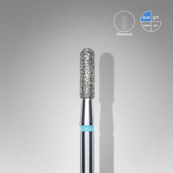 STALEKS Diamant Maniküre Bit abgerundeter Zylinder - blau- 2,3mm